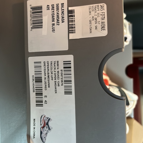 Balenciaga Track 2 open sneaker tri color red, white and blue. - Picture 4 of 5